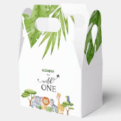 Wild One Oerwoud Greenery Birthday Bedankdoosjes (Geopend)