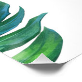 Wild One Oerwoud Monkey Eerste Verjaardag Welkom P Perfect Poster (Hoek)