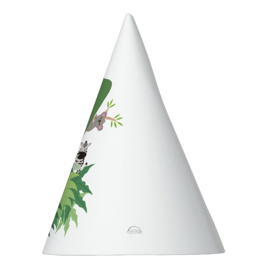 Wild One Oerwoud Party - Petten voor het 1e verjaa Feesthoedjes (Rechts)