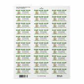 Wild One Oerwoud Return Address Labels (Full Sheet)