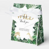 Wild One Oerwoud Safari 11e verjaardag Bedankdoosjes (Voorkant Zijde)