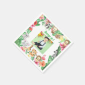 Wild One Oerwoud Safari 11e verjaardag Servet (Hoek)