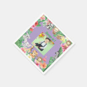 Wild One Oerwoud Safari 11e verjaardag Servet (Hoek)