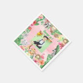 Wild One Oerwoud Safari 11e verjaardag Servet (Hoek)