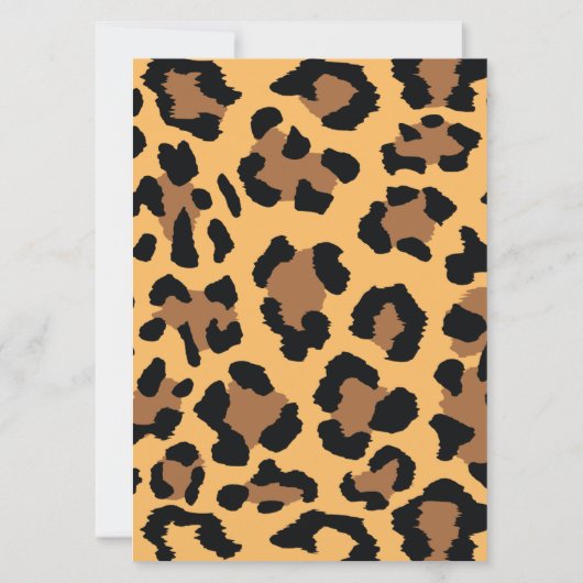 Wild One Oerwoud Safari 1e Verjaardagsuitnodiging Kaart (Achterkant)