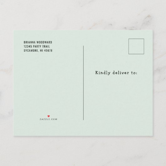 Wild One Oerwoud Safari 1st Birthday Green Uitnodiging Briefkaart (Achterkant)