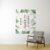 Wild One Oerwoud/Safari 1st Birthday Party Backdro Wandkleed (In situ)