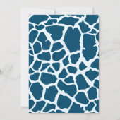 Wild One Oerwoud Safari Animal Boys Kaart (Achterkant)