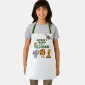 Wild One Oerwoud Safari Animal Twins First Birthda Schort (Insitu)