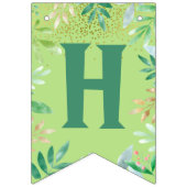 Wild One Oerwoud Safari Animals 1ste verjaardag Vlaggetjes (Tweede vlag)