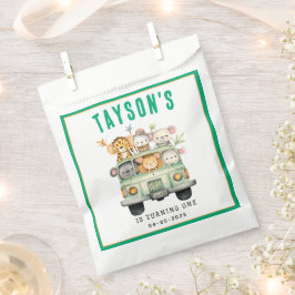 Wild One Oerwoud Safari Animals Bedankzakje