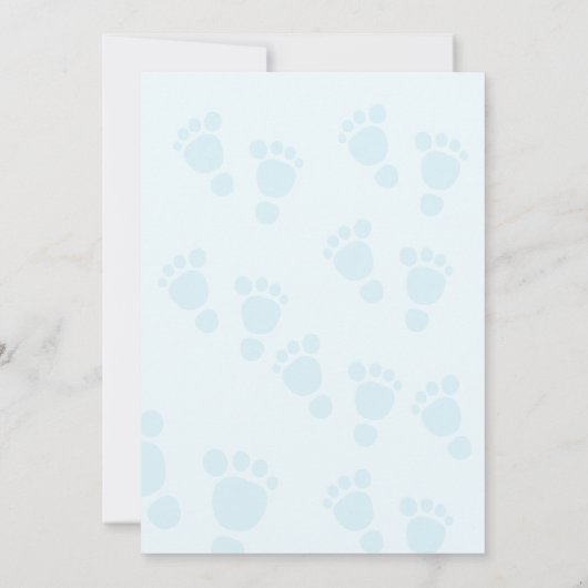 Wild One Oerwoud Safari Animals Boy Baby shower Kaart (Achterkant)