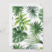 Wild One Oerwoud Safari Animals Kaart (Achterkant)