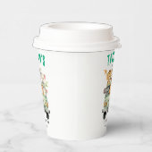 Wild One Oerwoud Safari Animals Papieren Bekers (Rechts)