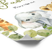 Wild One Oerwoud Safari Favorieten Poster (Hoek)