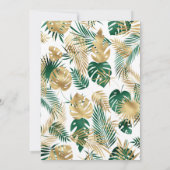 Wild One Oerwoud Safari Gold Green 1 oktober Kaart (Achterkant)