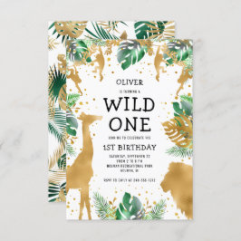 Wild One Oerwoud Safari Gold Green 1 oktober Kaart