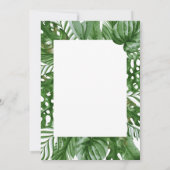 Wild One Oerwoud Safari Kids Birthday Party Gifts Kaart (Achterkant)