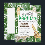 Wild One Oerwoud Safari Kids Birthday Party Gifts Kaart<br><div class="desc">Deze "Wild One Oerwoud Safari Kids Birthday Party Gifts"-kaartontwerpagenda is bedoeld voor jongens en meisjes om hen te vieren hun verjaardag te vieren. Deze uitnodigingskaart is om deze partij te cadeaus aan familie en vrienden voor het plezier van het kind.</div>