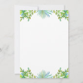 Wild One Oerwoud Safari Schattige Boy 1e Verjaarda Kaart (Achterkant)