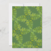 Wild One Oerwoud Safari Verjaardagsmeisje Kaart (Achterkant)