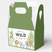 Wild One Oerwoud Verjaardag Bedankdoosjes (Geopend)