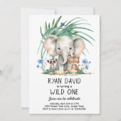 Wild One Oerwoud Verjaardag Kaart (Voorkant)