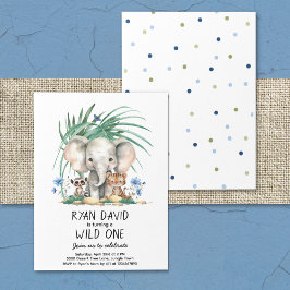 Wild One Oerwoud Verjaardag Kaart