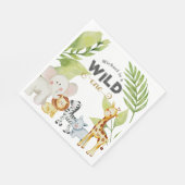 Wild One Oerwoud Verjaardag Servet (Hoek)