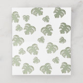 Wild One on the Way Safari Animals Baby shower Plaatskaartje (Binnenkant ongevouwen)