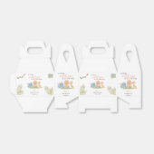 Wild One On Way Safari Animals Baby Girl Shower Bedankdoosjes (Uitgevouwen)