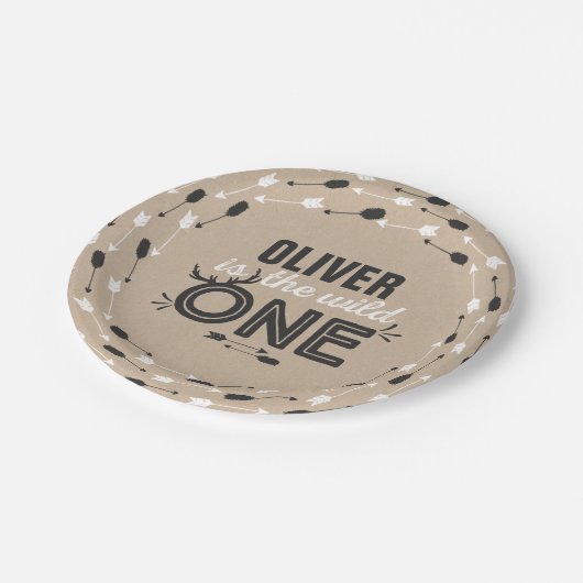 Wild One Paper Bord 7-inch Rustic Kraft Wild One (Gekanteld)