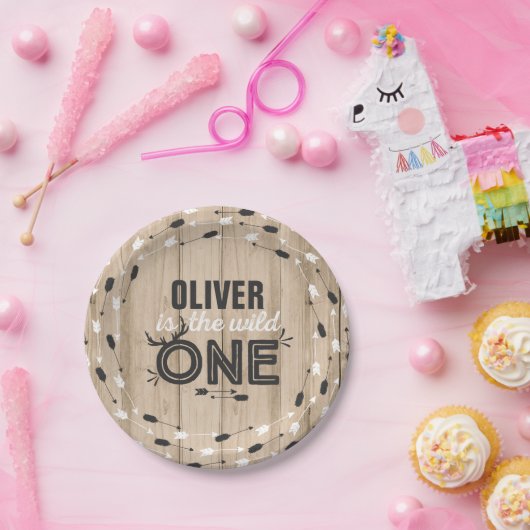 Wild One Paper Bord 7-inch Rustic Wild One (Feest)