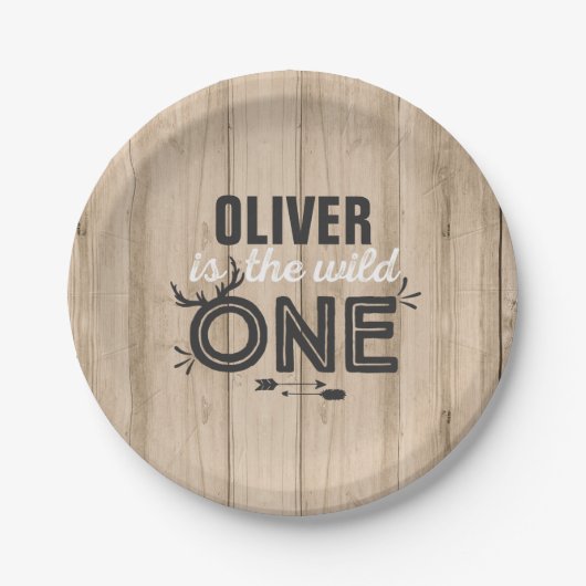 Wild One Paper Bord 7-inch Rustic Wild One (Voorkant)