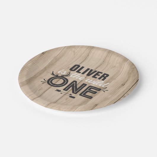 Wild One Paper Bord 7-inch Rustic Wild One (Gekanteld)