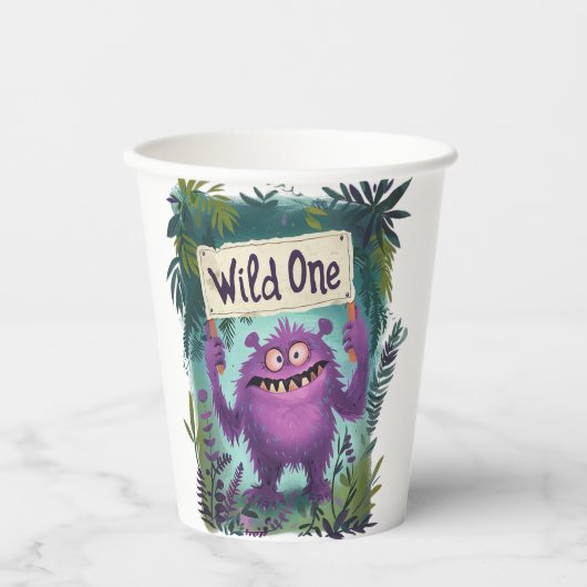 Wild One Papieren Bekers (Voorkant)