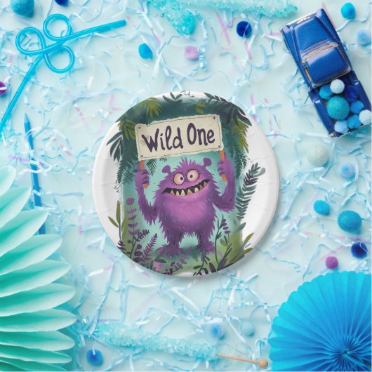 Wild One Papieren Bordje (Feest)
