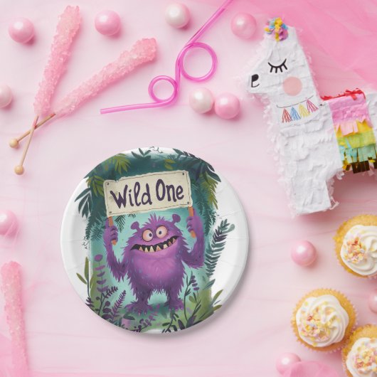 Wild One Papieren Bordje (Feest)