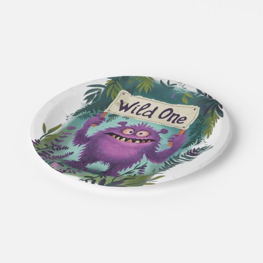 Wild One Papieren Bordje (Gekanteld)