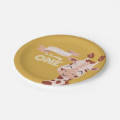 Wild One Party Animal Giraffe Papieren Bordje (Gekanteld)