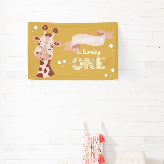 Wild One Party Animal Giraffe Spandoek (Insitu)