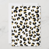 Wild One Party Animals 1st Birthday Invitation Kaart (Achterkant)