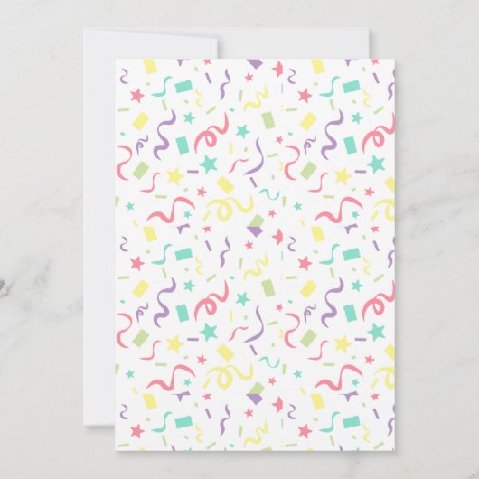 Wild One party Animals Boy Baby verjaardag Kaart (Achterkant)