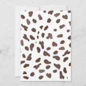 Wild One Party Animals Kids 1st Birthday Kaart (Achterkant)