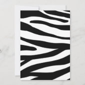 Wild One Party Animals Kids Birthday Invitation Kaart (Achterkant)