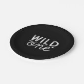Wild One Party Borden Papieren Bordje (Gekanteld)