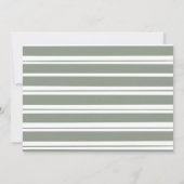 Wild One Photo Birthday Invite Kaart (Achterkant)