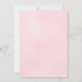 Wild One Pink Safari Girl Baby shower Kaart (Achterkant)