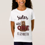 Wild ONE Plaid Beer Sister Birthday Party T-shirt<br><div class="desc">Wanneer je winkelt bij Graphic Love Shop,  dan ondersteunt je het kleinbedrijf! En ja,  ik doe een vrolijke dans als ik je bestelling krijg.) Dank je wel! - Samantha Zoeken naar meer design met een grafische liefdeswinkel op: Facebook.com/GraphicLoveShop Gebruik #GraphicLoveShop op sociale media Copyright © Graphic Love Shop</div>