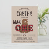 Wild ONE Pned Beer Birthday Party Kaart (Staand voorkant)